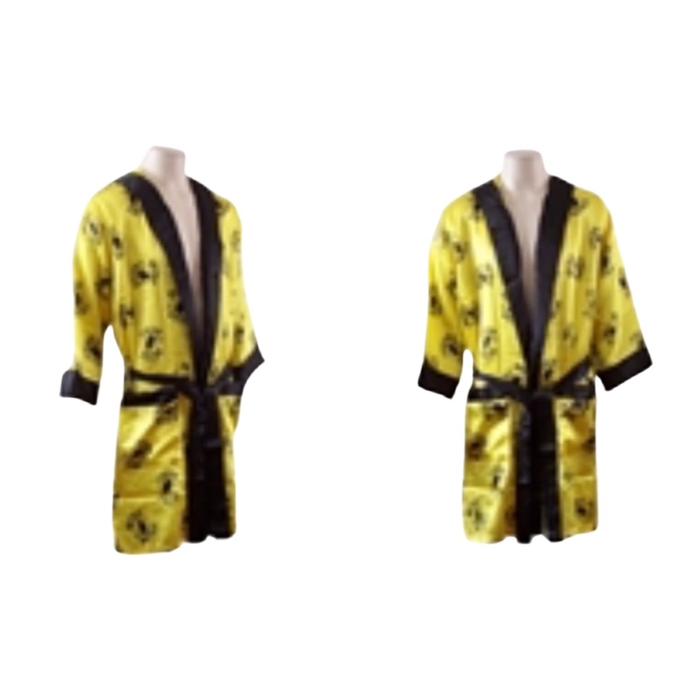 NWOT Vintage Rocky Italian Stallion Logos Gold Boxing Ring Robe and Shor… - Picture 5 of 11